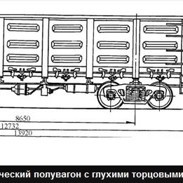 Полувагон модель 12-119